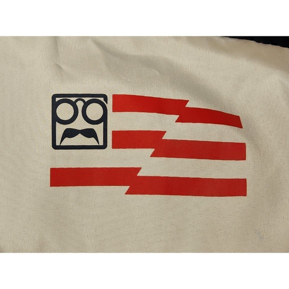 RSVLTS Windbreaker Jacket Men's M Red White Blue Full Zip USA America Patriotic - Picture 5 of 10